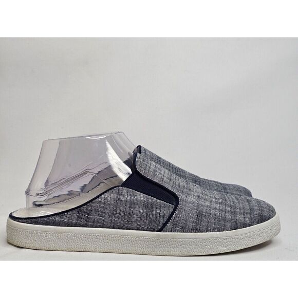 Lands End Shoes Womens 9 B Casual Slip On Mule Sneakers Blue Fabric Comfort - Picture 7 of 8